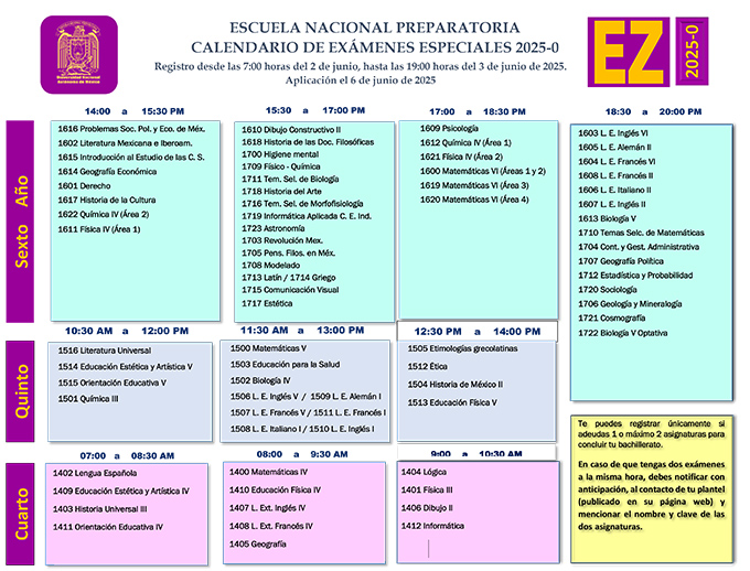 extraordinarios, calendario extraordinarios